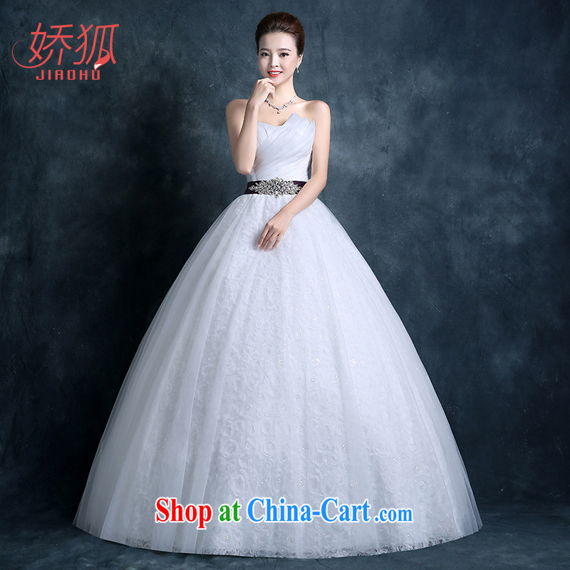 Air Fox wedding dresses 2015 summer wiped his chest to marriages beauty graphics thin new Princess wedding, parquet drill white XXL, air Fox (jiaohu), and, on-line shopping