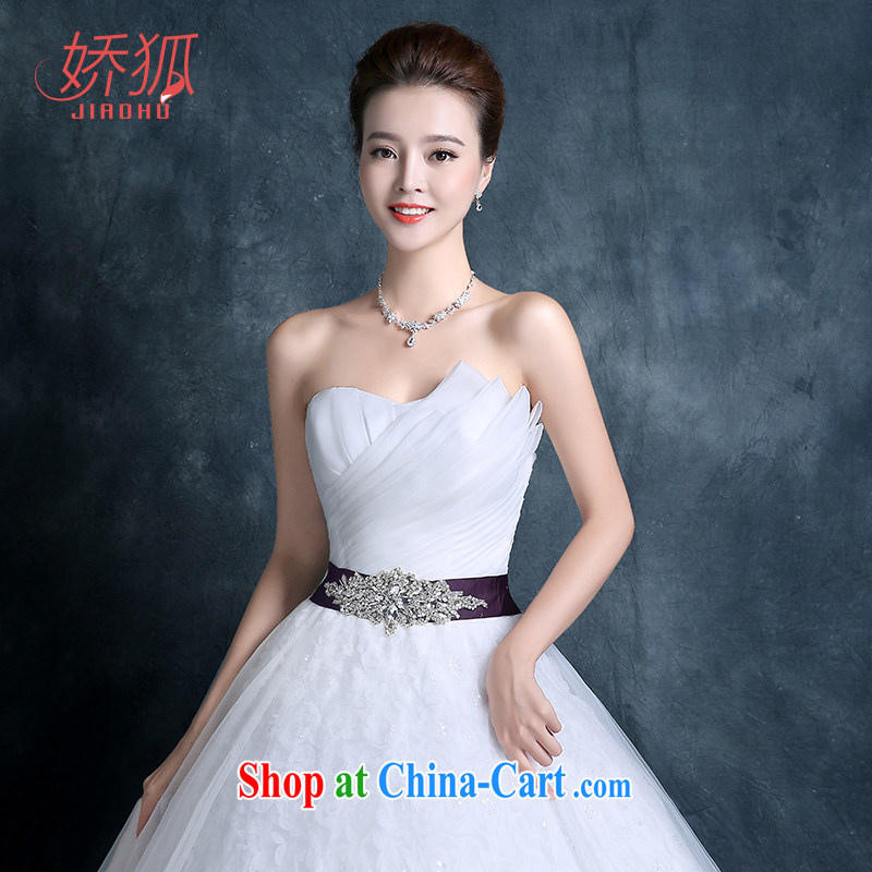 Air Fox wedding dresses 2015 summer wiped his chest to marriages beauty graphics thin new Princess wedding, parquet drill white XXL, air Fox (jiaohu), and, on-line shopping