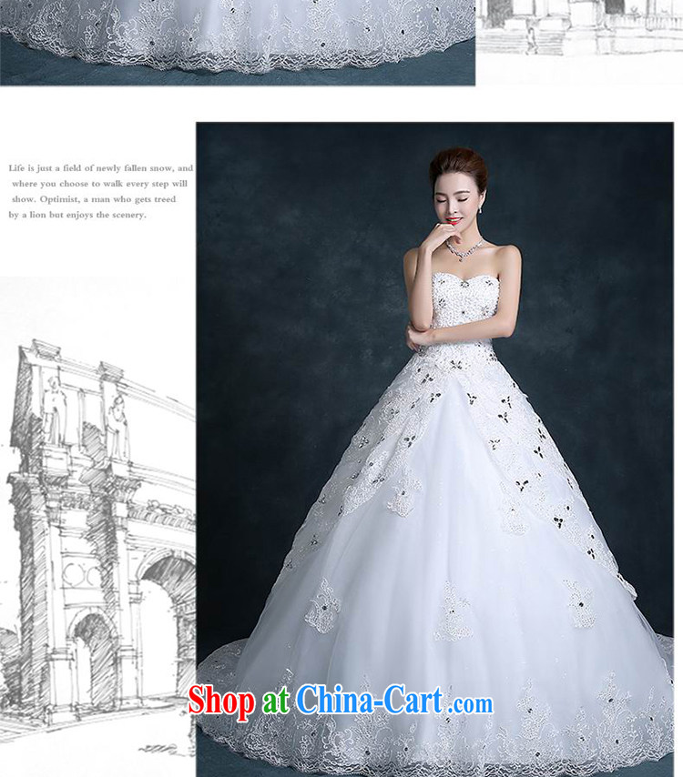 Air Fox 2015 autumn new bridal wedding dresses long-tail erase chest cultivating large numbers with large flower tail custom white XXL pictures, price, brand platters! Elections are good character, the national distribution, so why buy now enjoy more preferential! Health