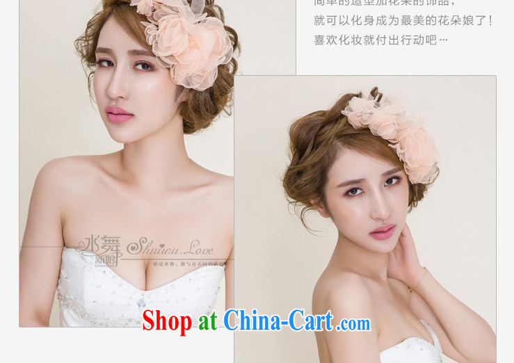 Water dance bride's female manual silk dresses with flowers and wedding dresses flowers hair accessories 100 ground B 0802 gift boxed pictures, price, brand platters! Elections are good character, the national distribution, so why buy now enjoy more preferential! Health