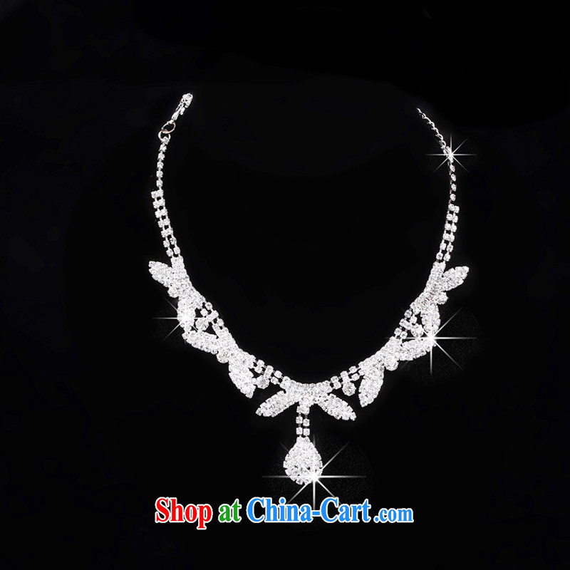 Time his bride's jewelry 3 piece set with crystal diamond necklace Crown earrings and jewelry wedding jewelry wedding dresses accessories necklaces earrings, time, and shopping on the Internet