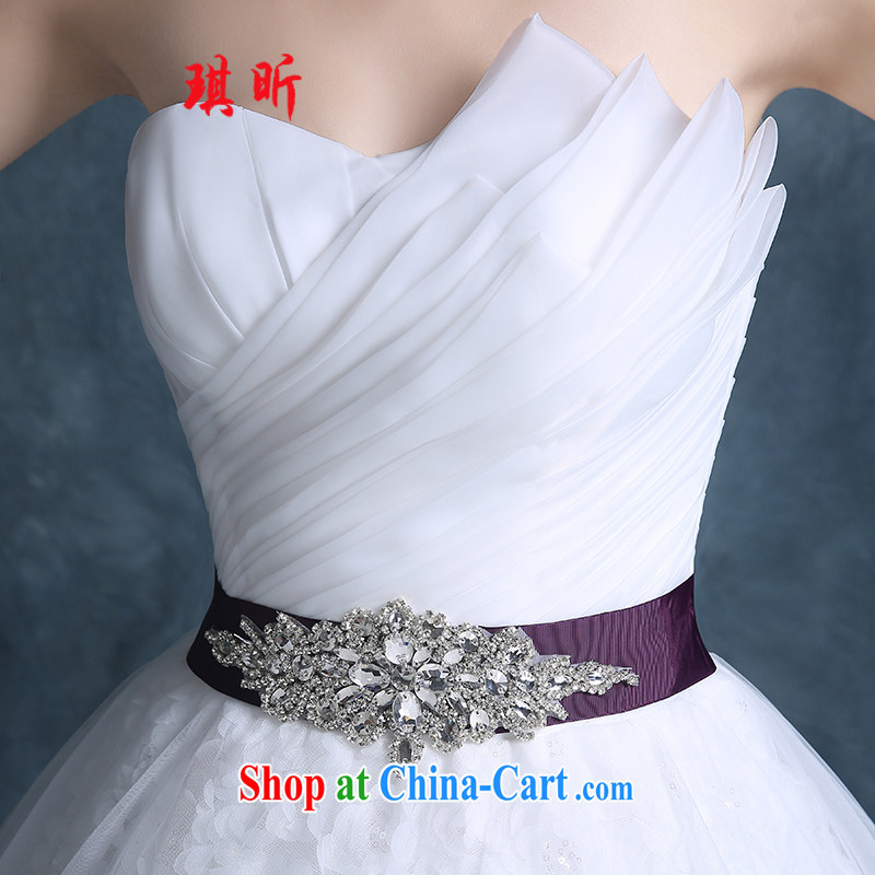 Angel year wedding dresses 2015 summer wiped his chest to marriages beauty graphics thin new Princess wedding, parquet drill white XXL, Qi, and shopping on the Internet