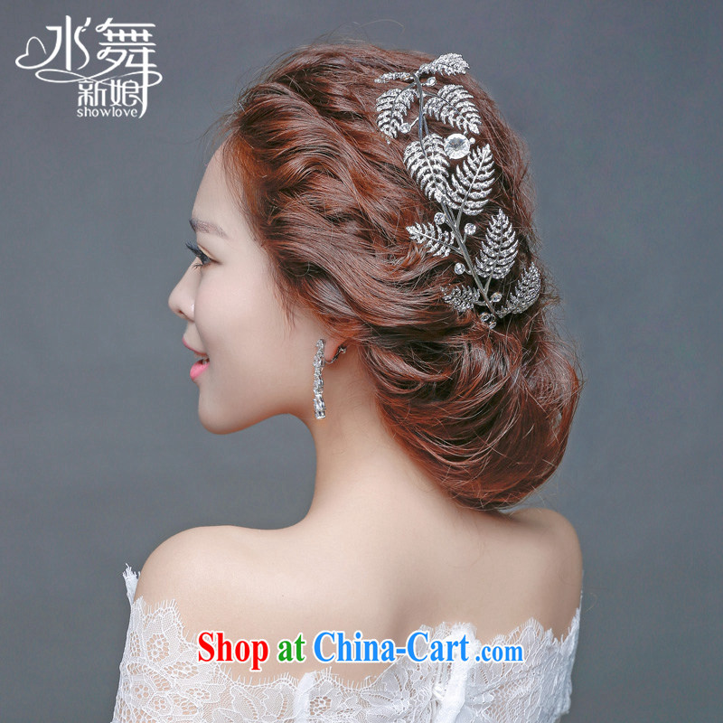 Water dance bride leaves water drilling luxury bridal crown in Europe and America show up crown wedding accessories A 1031 gift boxed, water dance, shopping on the Internet