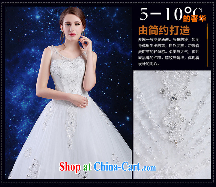 Qi wei summer 2015 new products, Japan, and South Korea wedding dresses dress bridal wedding dresses white long dual-shoulder lace with shaggy dress zipper leakage back beauty wedding female white XXL pictures, price, brand platters! Elections are good character, the national distribution, so why buy now enjoy more preferential! Health