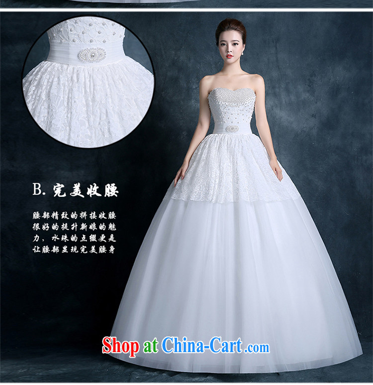 Angel year wedding dresses 2015 new marriages chest bare-white lace tie-in with the Code graphics thin Korean-style white XXL pictures, price, brand platters! Elections are good character, the national distribution, so why buy now enjoy more preferential! Health