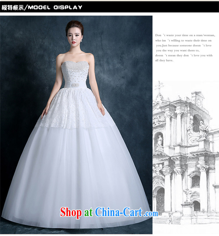 Angel year wedding dresses 2015 new marriages chest bare-white lace tie-in with the Code graphics thin Korean-style white XXL pictures, price, brand platters! Elections are good character, the national distribution, so why buy now enjoy more preferential! Health