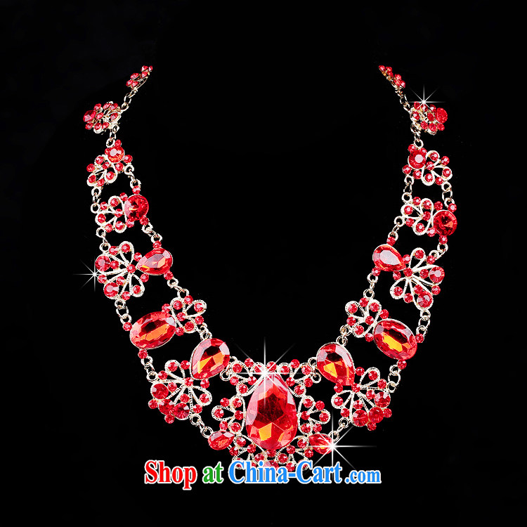 Time Syrian arab red bridal jewelry 3-Piece necklace crystal Kit China Red jewelry and ornaments wedding wedding dresses accessories gift set 3 piece set of pictures, price, brand platters! Elections are good character, the national distribution, so why buy now enjoy more preferential! Health