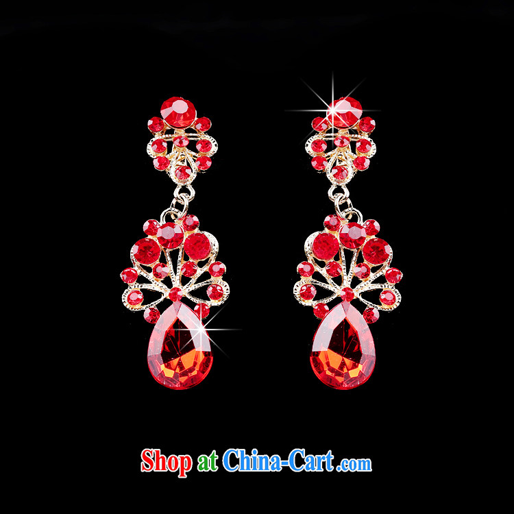 Time Syrian arab red bridal jewelry 3-Piece necklace crystal Kit China Red jewelry and ornaments wedding wedding dresses accessories gift set 3 piece set of pictures, price, brand platters! Elections are good character, the national distribution, so why buy now enjoy more preferential! Health