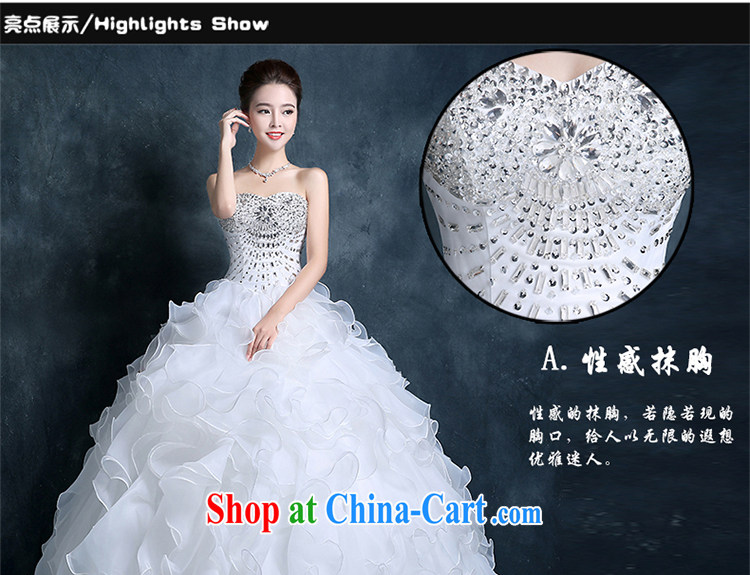 bare chest wedding dresses 2015 new autumn fashion Korean version the code graphics thin marriages lace with package mail white XXL pictures, price, brand platters! Elections are good character, the national distribution, so why buy now enjoy more preferential! Health