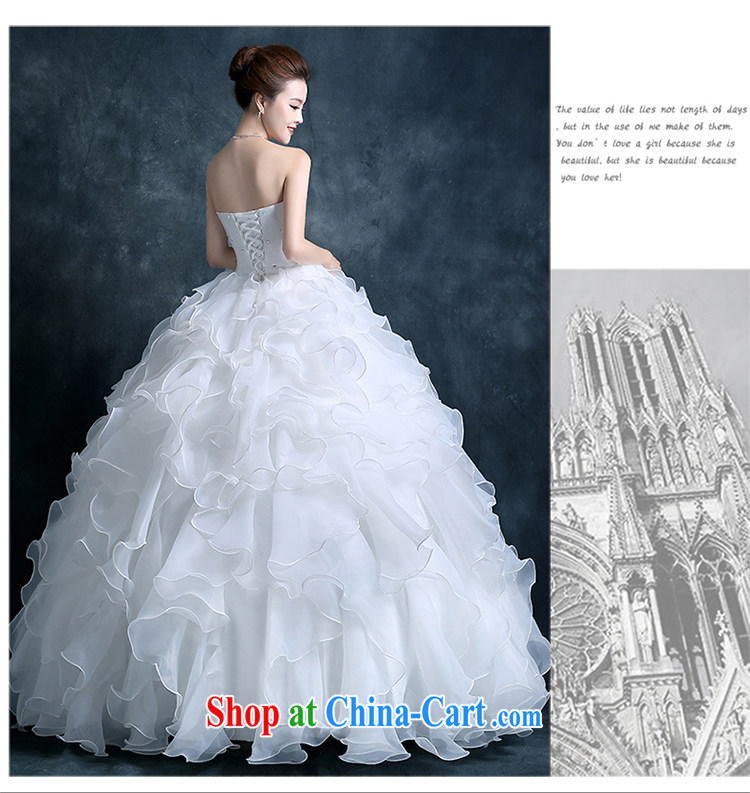 bare chest wedding dresses 2015 new autumn fashion Korean version the code graphics thin marriages lace with package mail white XXL pictures, price, brand platters! Elections are good character, the national distribution, so why buy now enjoy more preferential! Health