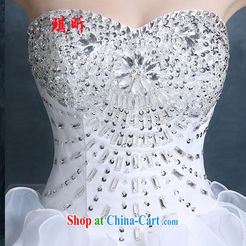 bare chest wedding dresses 2015 new autumn fashion Korean version the code graphics thin bridal wedding lace with package mail white XXL, Angel, and shopping on the Internet