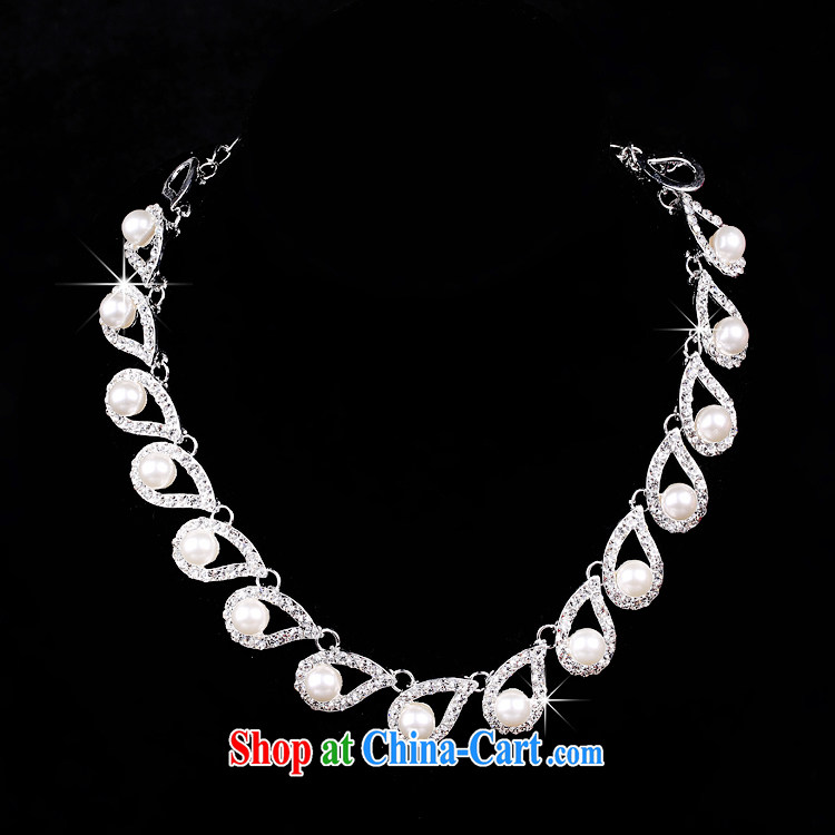 Time his bride's head-dress 3 Piece Set Korean-style necklace earrings wedding hair accessories kit wedding accessories jewelry jewelry gift box 3 piece set pictures, price, brand platters! Elections are good character, the national distribution, so why buy now enjoy more preferential! Health