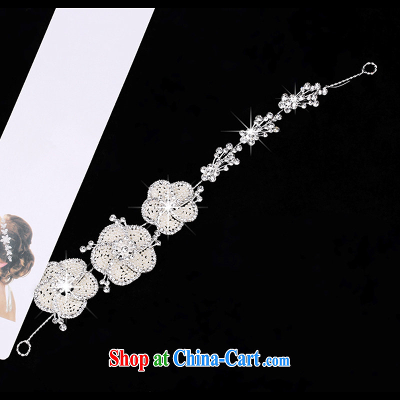 Time his Korean bridal jewelry is the Kanzashi manual Pearl hair accessories wedding dresses accessories shadow floor styling and trim butterfly flowers, time, and shopping on the Internet