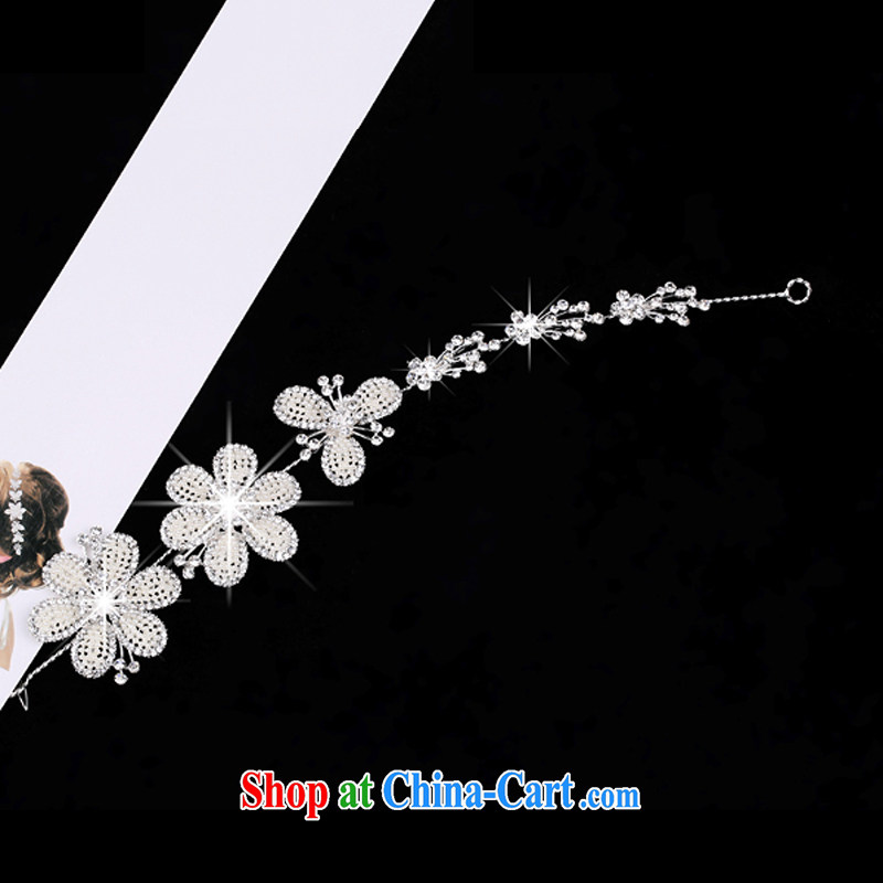 Time his Korean bridal jewelry is the Kanzashi manual Pearl hair accessories wedding dresses accessories shadow floor styling and trim butterfly flowers, time, and shopping on the Internet