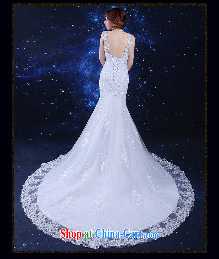 Qi wei summer 2015 new products, Japan, and South Korea wedding dresses dress bridal wedding dress girls ivory white crowsfoot wedding dresses long, small-tail double-shoulder strap large code cultivating white plus $50 custom 7 - 15 Day Shipping pictures, price, brand platters! Elections are good character, the national distribution, so why buy now enjoy more preferential! Health
