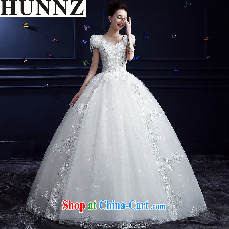 Products HUNNZ 2015 spring and summer New Field shoulder style with drag and drop the Korean-style straps bridal wedding white with XXL paragraph, HUNNZ, shopping on the Internet