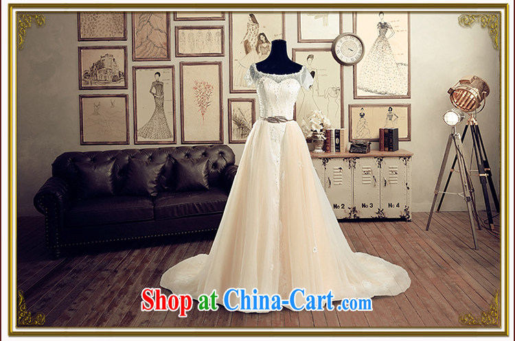 The bride's wedding dresses 2015 summer field shoulder tail wedding 2615 champagne DZ tailored plus 20 per cent pictures, price, brand platters! Elections are good character, the national distribution, so why buy now enjoy more preferential! Health