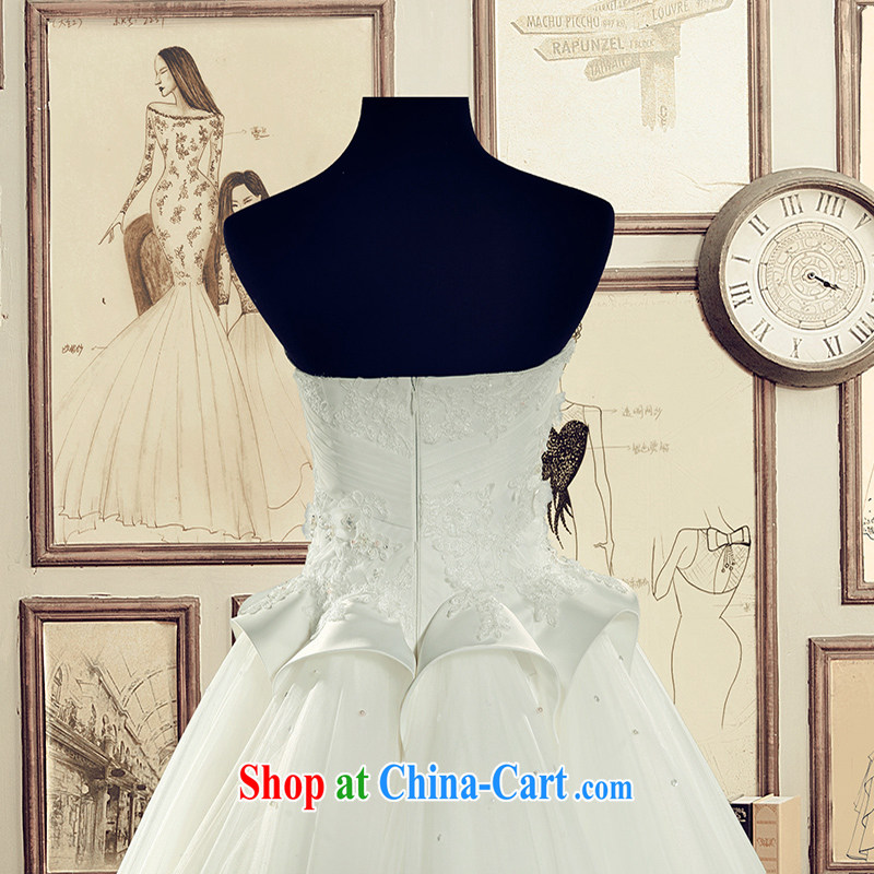 The bride's wedding dresses 2015 summer wiped his chest, wedding 2629 white DZ tailored plus 20 per cent, of the bride, shopping on the Internet
