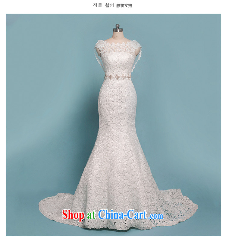 M card puzzle card Ziwei shoulders wedding summer waist crowsfoot wedding Korean diamond jewelry bridal tail wedding dresses ivory L pictures, price, brand platters! Elections are good character, the national distribution, so why buy now enjoy more preferential! Health