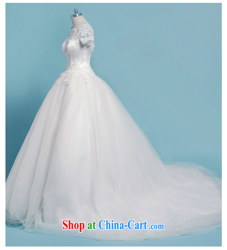 m The Mugunghwa Korean wedding dresses 2015 summer Korean long-tail package shoulder Korean wedding Summer Language empty back ivory L pictures, price, brand platters! Elections are good character, the national distribution, so why buy now enjoy more preferential! Health