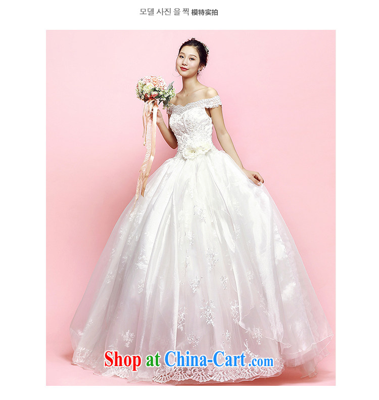 M card wedding dresses new, summer 2015, Alice a shoulder Princess shaggy dress straps lace Korean-style wedding ivory L pictures, price, brand platters! Elections are good character, the national distribution, so why buy now enjoy more preferential! Health