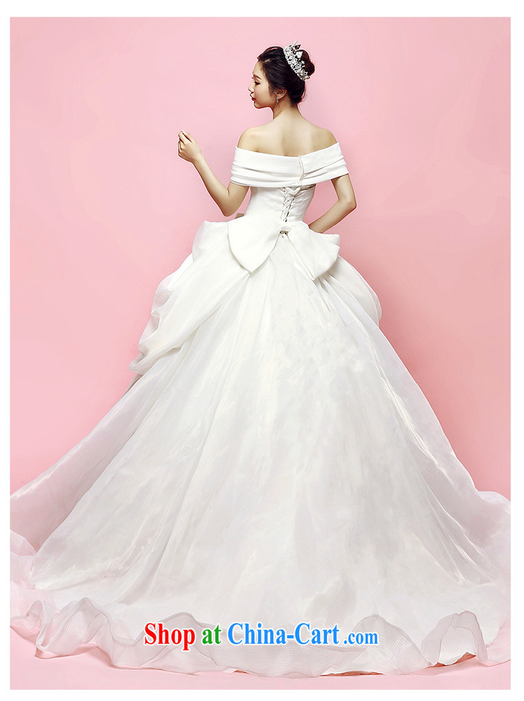 M card Mikania micrantha wedding 2015 new summer bridal elegant long-tail Korean field shoulder high waist wedding summer ivory L pictures, price, brand platters! Elections are good character, the national distribution, so why buy now enjoy more preferential! Health