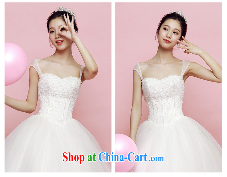 Shoulder strap removable M card tea MGM wedding 2015 new summer with shoulders Wedding Video thin shaggy dress Korean ivory L pictures, price, brand platters! Elections are good character, the national distribution, so why buy now enjoy more preferential! Health