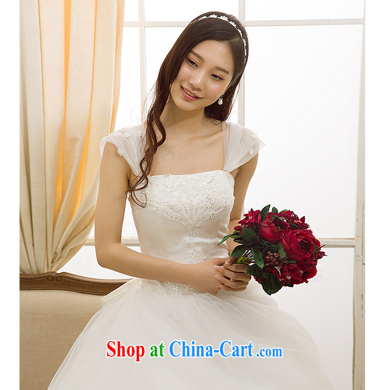M card puzzle card summer 2015 new wedding dresses, long-tail erase chest straps bridal wedding dresses ivory L, mystery card (MEKAMIKA), shopping on the Internet
