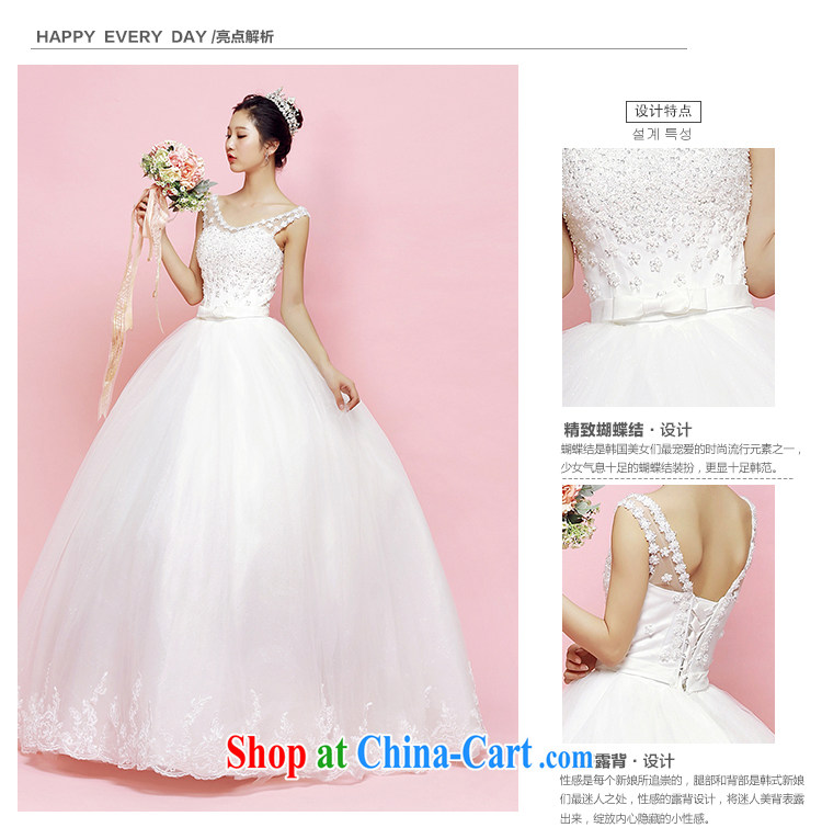 m The Mystery card to M 2015 new summer wedding Korean-style lace shaggy dress with wedding bridal wedding video thin ivory L pictures, price, brand platters! Elections are good character, the national distribution, so why buy now enjoy more preferential! Health