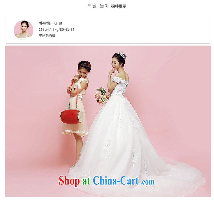 m The Stars wedding 2015 new summer long-tail field shoulder summer Korean version only the bowtie bridal wedding with L, pictures, price, brand platters! Elections are good character, the national distribution, so why buy now enjoy more preferential! Health