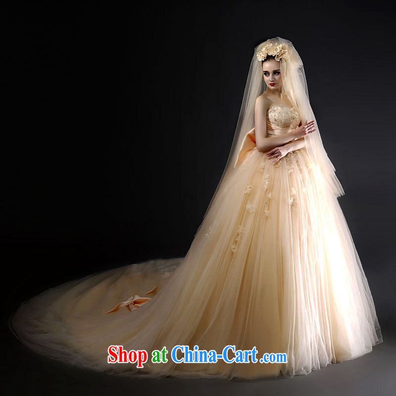 Lisa had been advanced custom wedding dresses 2015 new 18 storey with shaggy tail manually staple Pearl tailored 35 day delivery, Lisa, shopping on the Internet