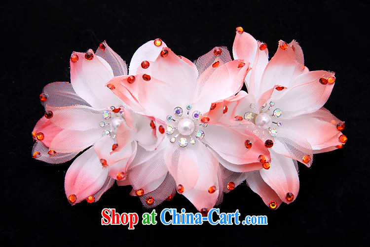 Time SYRIAN ARAB Magnolia wood drill brides and flowers flower Korean bridal headdress water drilling marriage hair accessories wedding-jewelry pink pictures, price, brand platters! Elections are good character, the national distribution, so why buy now enjoy more preferential! Health