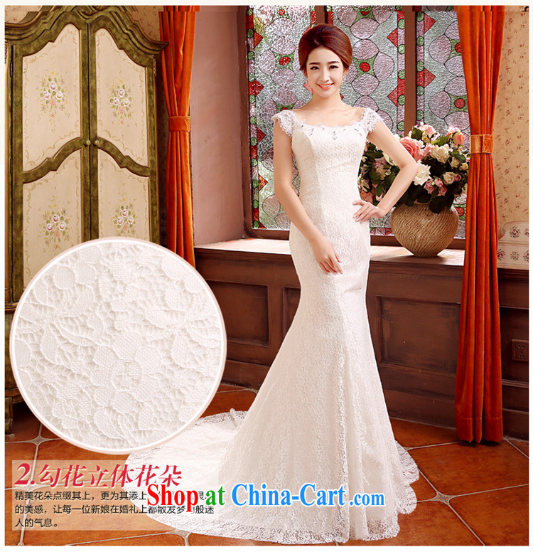 his time at Merlion wedding 2015 new summer fashion Korean shoulders, Japan, and South Korea wedding dress a shoulder small tail graphics thin bridal wedding dress XL pictures, price, brand platters! Elections are good character, the national distribution, so why buy now enjoy more preferential! Health