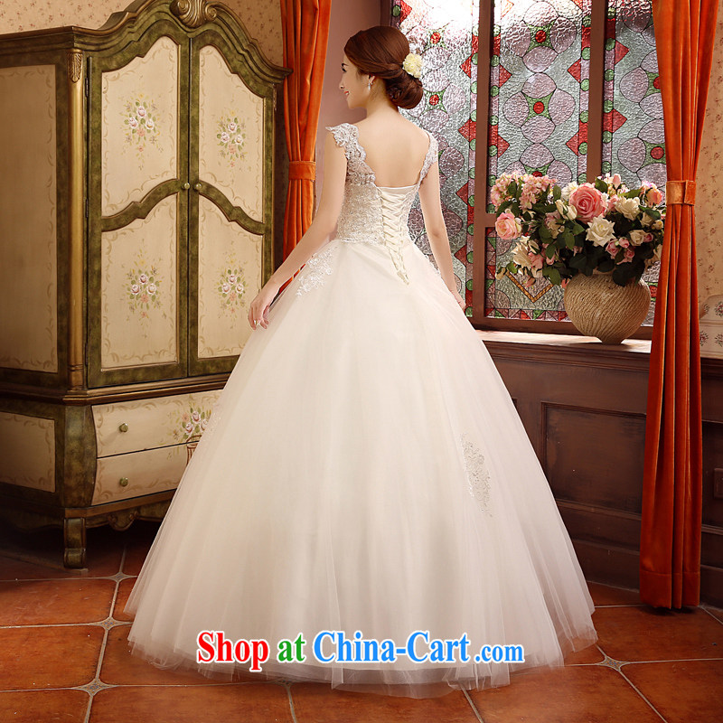 Syria Time 2015 summer bridal wedding dresses, Japan, and South Korea lace bridal with shoulders bare chest graphics thin wood drill and stylish white white XL, time, and shopping on the Internet