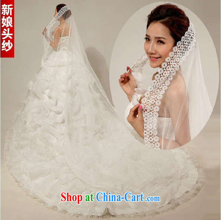Diane M Ki brides and legal wedding new Korean long sweet lace and yarn wedding dresses accessories accessories white pictures, price, brand platters! Elections are good character, the national distribution, so why buy now enjoy more preferential! Health