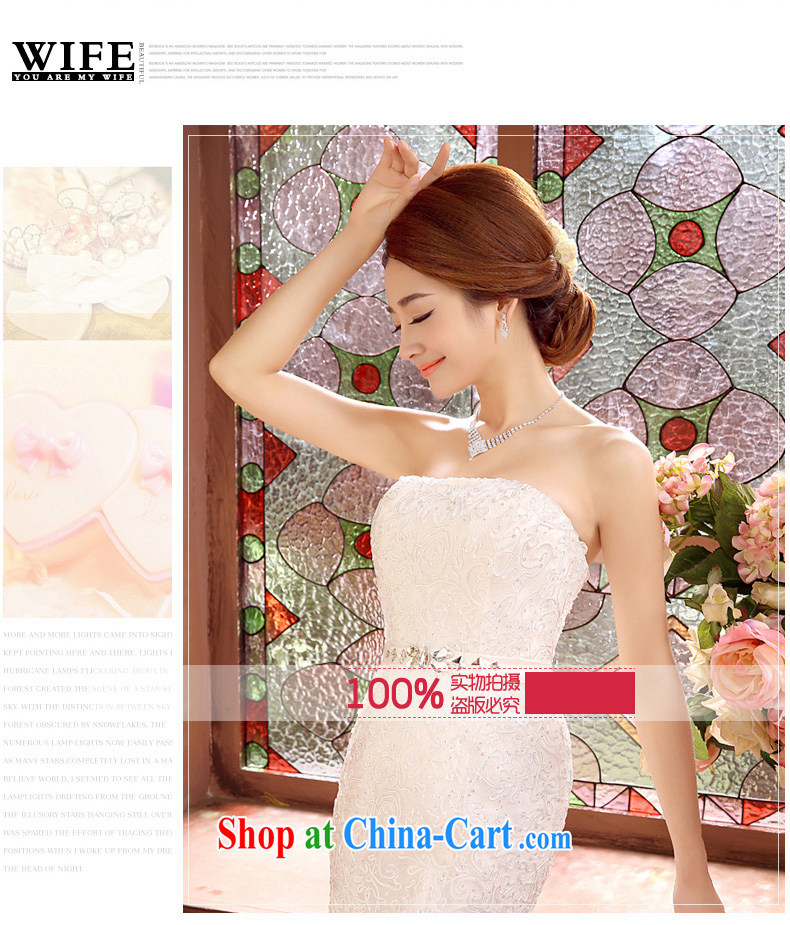 his time in summer 2015, Japan and the Republic of Korea wedding dress crowsfoot small tail wedding dresses new bride sexy bare chest wedding beauty graphics thin wedding female white XL pictures, price, brand platters! Elections are good character, the national distribution, so why buy now enjoy more preferential! Health