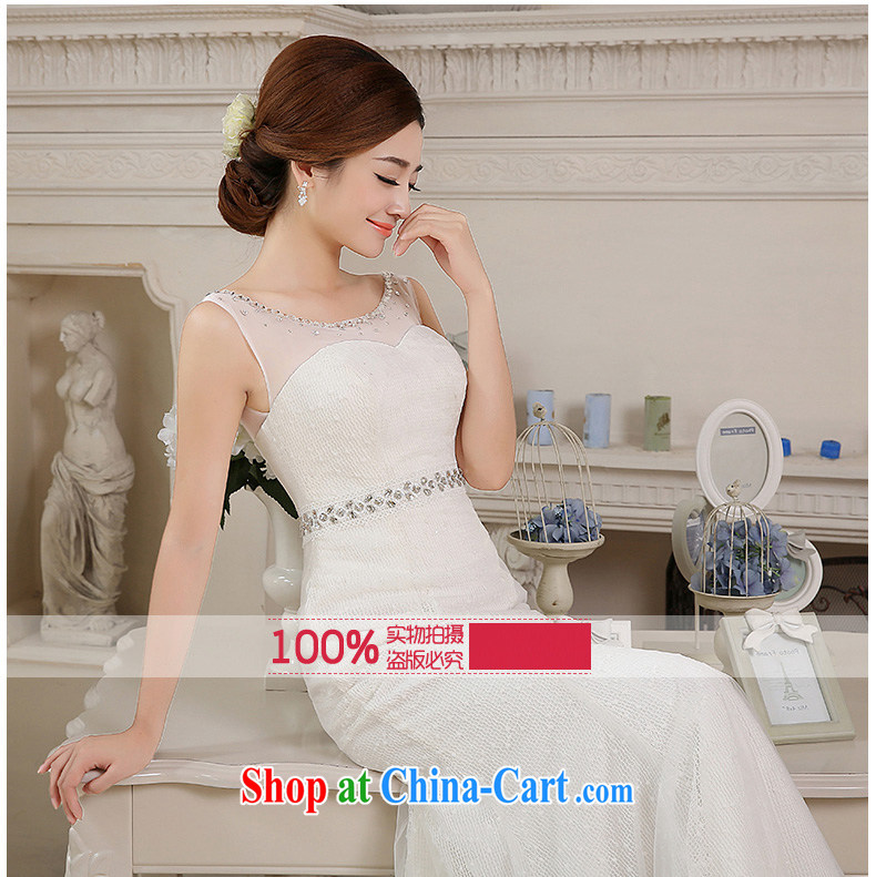 his time in summer 2015, Japan and the Republic of Korea wedding dress shoulders crowsfoot small tail wedding dresses new bride sexy Mary Magdalene marriage chest beauty graphics thin wedding female white XL pictures, price, brand platters! Elections are good character, the national distribution, so why buy now enjoy more preferential! Health