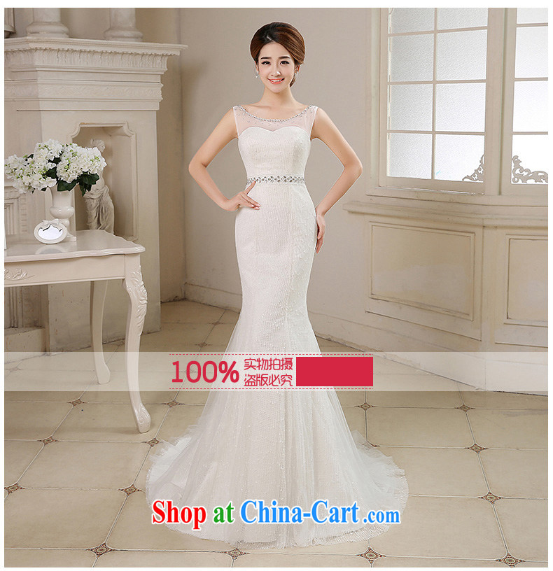 his time in summer 2015, Japan and the Republic of Korea wedding dress shoulders crowsfoot small tail wedding dresses new bride sexy Mary Magdalene marriage chest beauty graphics thin wedding female white XL pictures, price, brand platters! Elections are good character, the national distribution, so why buy now enjoy more preferential! Health