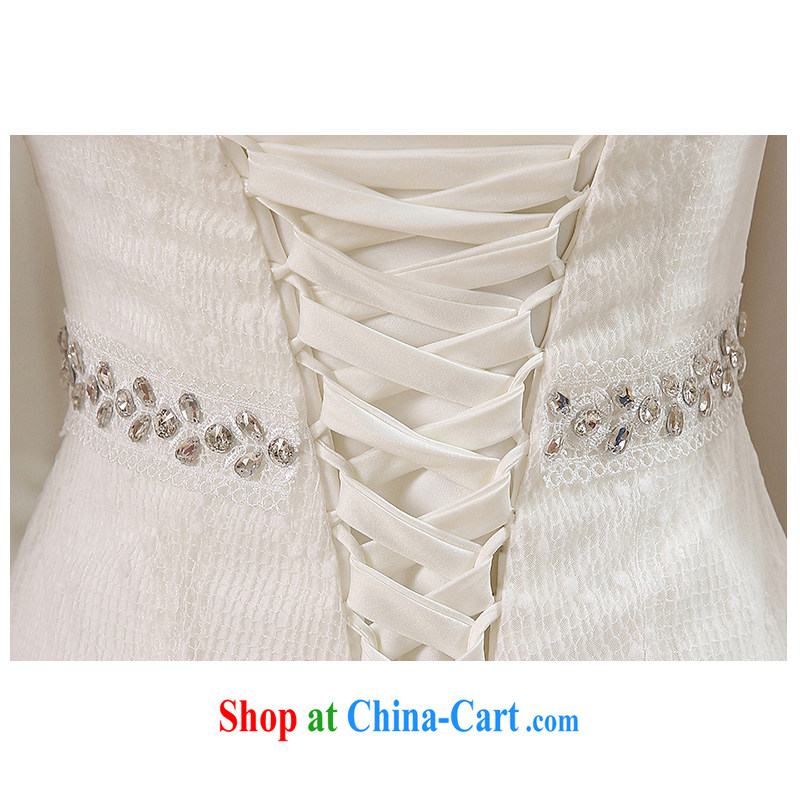 his time in summer 2015, Japan and the Republic of Korea wedding dress shoulders crowsfoot small tail wedding dresses new bride sexy Mary Magdalene married Breast Beauty graphics thin wedding female white XL, time, and, on-line shopping