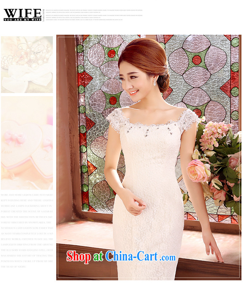 his time in summer 2015, Japan and the Republic of Korea wedding dress a shoulder at Merlion small tail wedding dresses new bride sexy Mary Magdalene married Breast Beauty graphics thin wedding female white XL pictures, price, brand platters! Elections are good character, the national distribution, so why buy now enjoy more preferential! Health